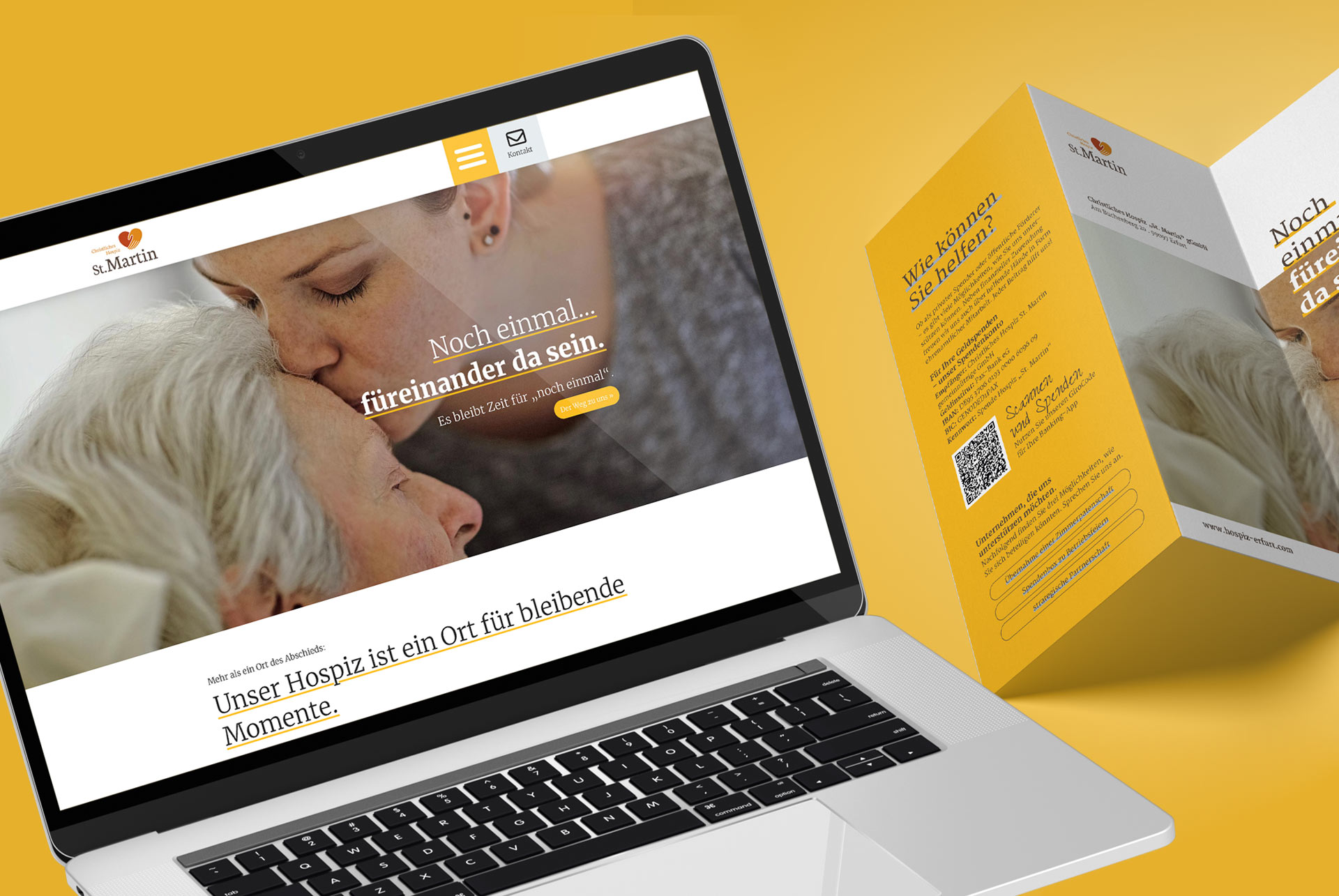 Darstellung der Klinikmarketing Referenz - Christliches Hospiz St. Martin