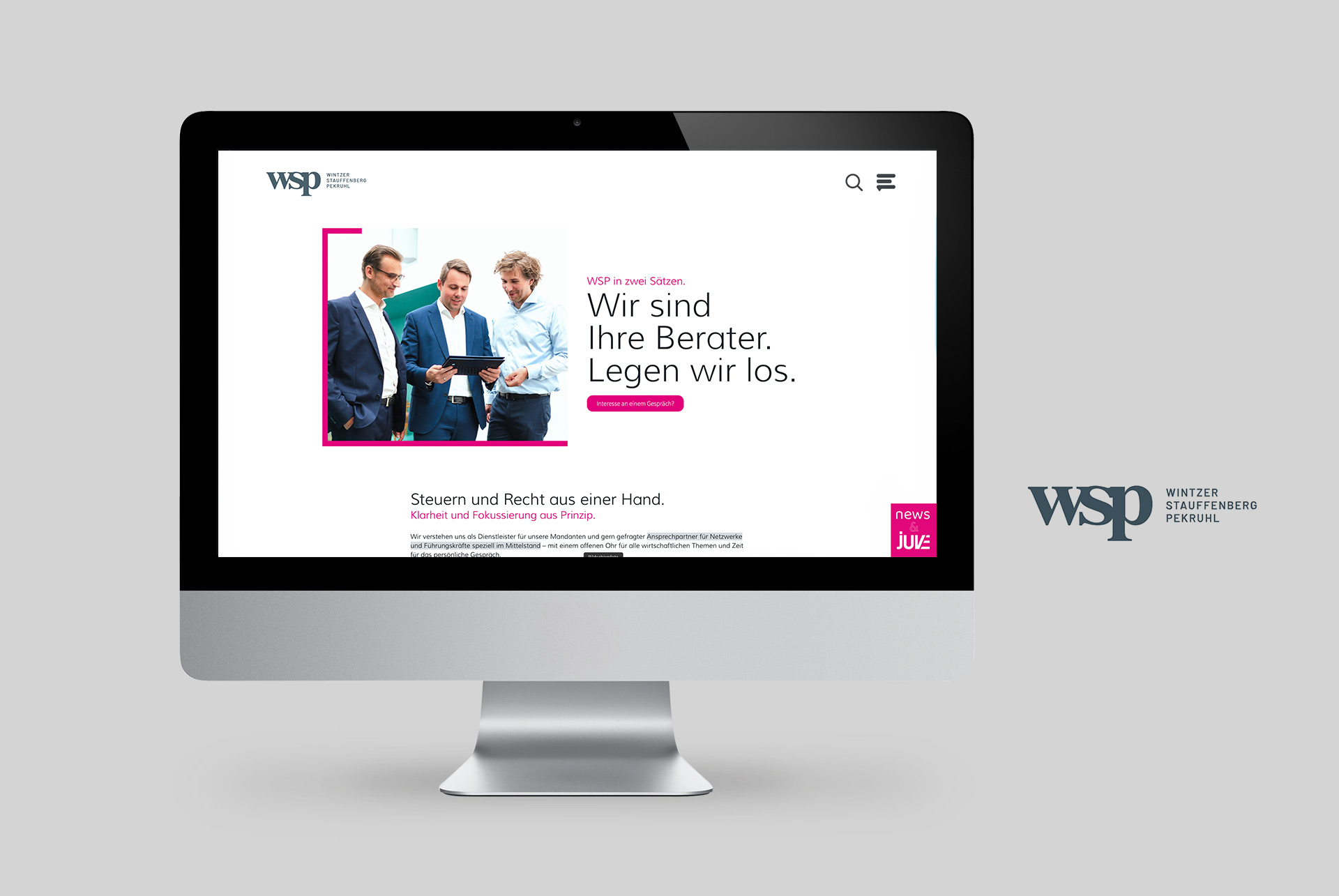 Referenz Kanzleimarketing WSP Rechtsanwaltsgesellschaft 