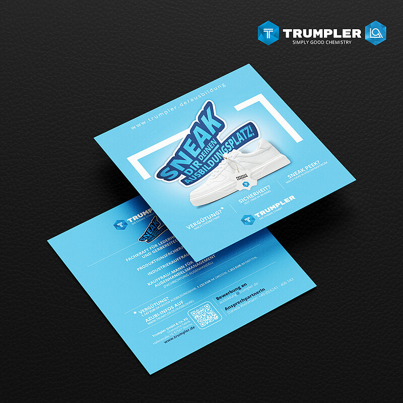 Werbeagentur Referenzen - Trumpler Flyer Ausbildungsplatz