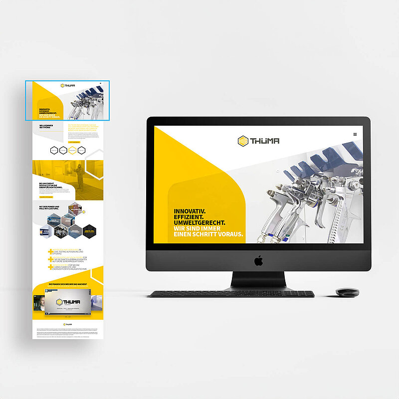 Referenzen Kallinich Media - Thüma Maschinenbau und Service Webdesign